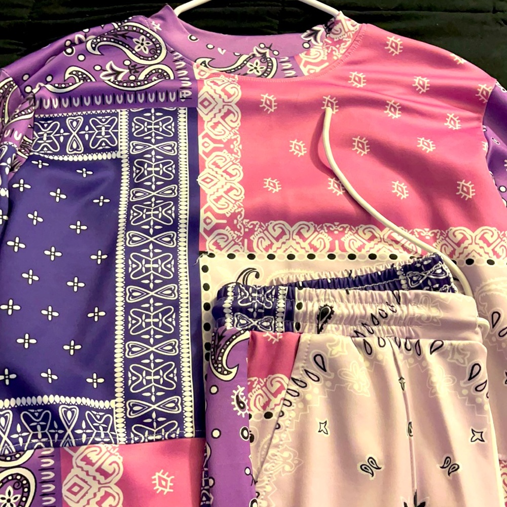 Purple & Pink Bandana